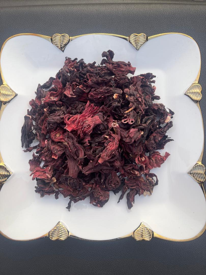 Dried hibiscus calyx, deep red
